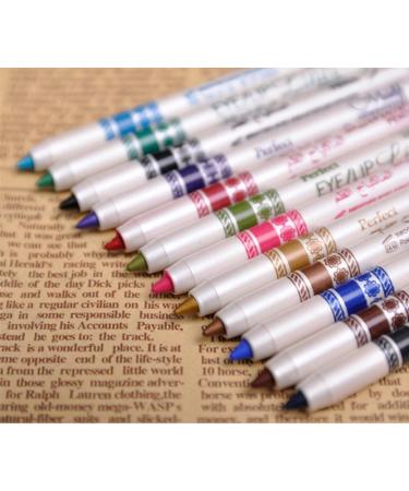 Canserin 12 Colors Eyeliner Pen Shadow Makeup Cosmetic Set - Long-lasting and Vibrant Shades - Buy Online on GoSupps.com