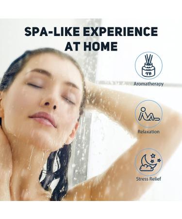 LighSele Shower Steamers - 8 Aromatherapy Bombs with Essential Oils for Women | Stress Relief Gift | Home Spa Christmas Gifts - 8 Count - Buy Online on GoSupps.com