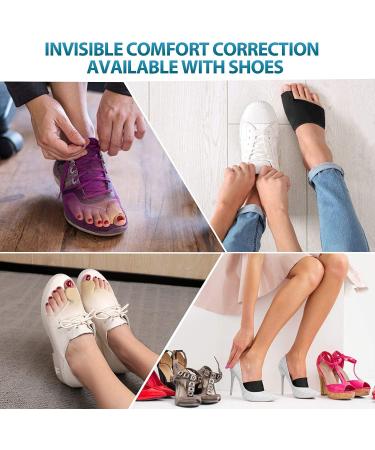 Orthopedic Bunion Corrector for Women and Men - 2 Pack Black, Pain Relief Sleeve for Hallux Valgus, Toe Separator Straightener and Support - Day Night Wear - Buy Online on GoSupps.com