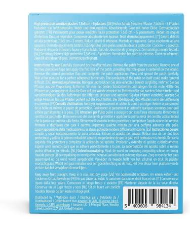 Amazon Basic Care Sensitive Plasters - Fleece Fabric Protection 60 Plaster Pack (12 x 5 Pieces) for Ultimate Comfort & Care - Buy Online on GoSupps.com