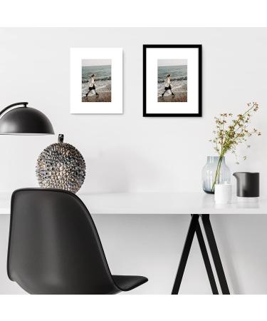 5 Pack White 8x10 Bevel Cut Picture Mat for 5x7 Photo - Acid Free Frame Mat with Backing Board & Clear Bag - Buy Online on GoSupps.com