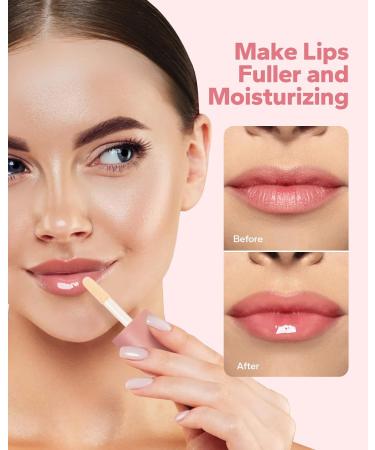 Meto Lip Plumper Duo - Lip Care Serum and Gloss for Fuller, Moisturized Lips - Buy Online on GoSupps.com