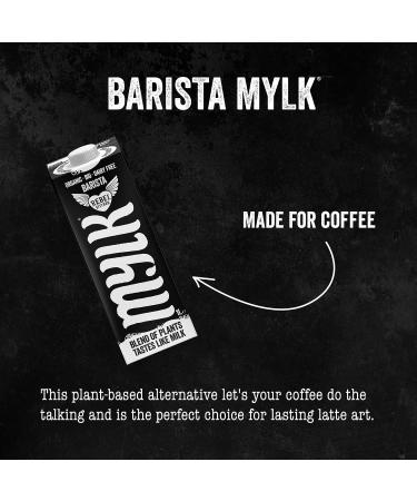 Rebel Kitchen - Barista Mylk - Organic Milk Alternative Free From Dairy - 6x 1 Litre - Carbon Neutral - Plant Based Barista Milk - Vegan Certified - Buy Online on GoSupps.com