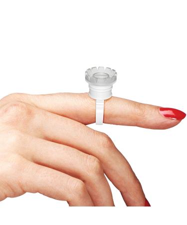 100pcs Pigment Eyelash Glue Holder for Eyelash Grafting | Quick Fan Blossom Supplies - International Shipping - Buy Online on GoSupps.com