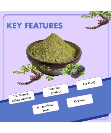 Premium Rajasthani Mehndi & Indigo Powder for Hair | 250g + 200g - Natural Hair Color & Strengthener - Buy Online on GoSupps.com