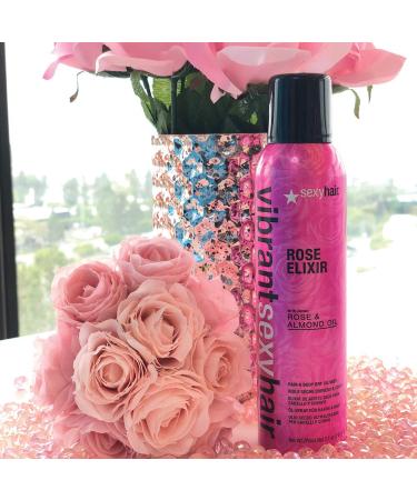 SexyHair Vibrant Rose Elixir 5.1 Oz - Hair & Body Dry Oil Mist - Buy Online on GoSupps.com
