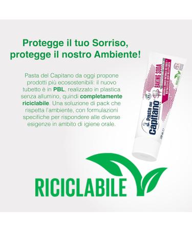 Ciccarelli Pasta del Capitano Baking Soda Toothpaste 100 ml - Buy Online on GoSupps.com