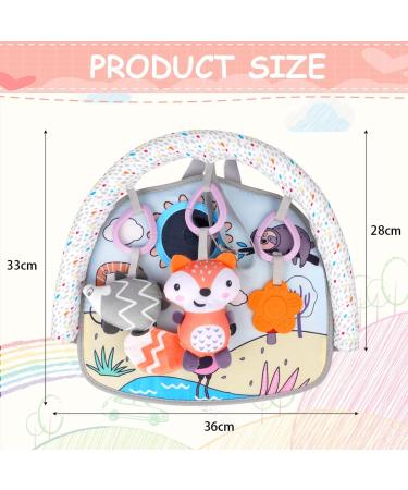 Hotut Baby Car Seat Toy Set | Activity Toys with Mirrors & Hanging Toys for Infants 0-12 Months - Ideal for Car Rides - Buy Online on GoSupps.com
