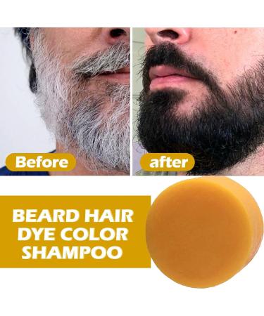 Beard color soap for men multiflorum shampoo bar for removing whitegray beard beard care for men ensures a thicker and fuller beard Fellflying - Buy Online on GoSupps.com