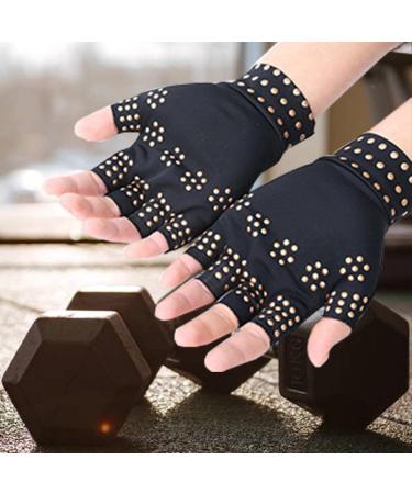 Pressure Care Gloves - Anti Slip Half-Finger Silicone Joint Relief Gloves Breathable Health Care Gloves Rehabilitation Training Gloves Suitable for Indoor Health Care Pintle - Buy Online on GoSupps.com