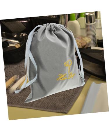 Mikinona Hair Dryer Bag 2pcs Hair Dryer Storage Bag Travel Hair Dryer Hair Dryer Drawstring Bags Carry Bag Classic Blow Dryer Bag 30.00X25.00X0.50CM Grey - Buy Online on GoSupps.com