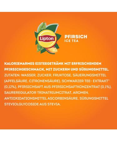 Buy Lipton Ice Tea Peach - 24 Cans of Refreshing Iced Tea 330ml | International Shipping Available - Buy Online on GoSupps.com