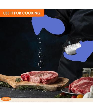 Manischewitz Premium Kosher Salt - Coarse Sea Salt from Pure Mediterranean Sea Salt 454g (Pack of 2) - Refill for Salt Grinder in Easy Pour Canister - Product of Italy - Buy Online on GoSupps.com