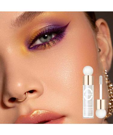 Liquid Eye Shadow - Shimmer Makeup and Eyeshadow | Highlight Eye Makeup and Glow Liquid Eyeshadow Long-Lasting for Woman Girl 1# - Buy Online on GoSupps.com