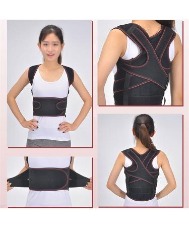 Back Posture Corrector for Kids and Teens Adjustable Full Back Support Clavicle Support Brace with Soft Shoulder Pads and Elastic Belts for Humpback (Size : Medium) (Medium) (Small) - Buy Online on GoSupps.com