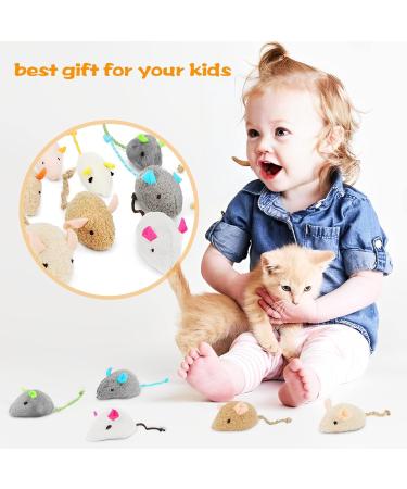 9 Pcs Catnip Toys for Cats Cat Mouse Toy Catnip Mouse Toys for Cat Cat Toys for Indoor Cats Adult and Kitten Toys for Indoor Cats Soft Cat Mouse Toy Toy for Cat Playing Chewing Teeth Cleaning - Buy Online on GoSupps.com