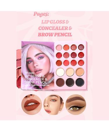 Palette De Maquillage - Sept Teintes De Contour Style Livre Vingt-Quatre Fards Paupi res Paillet s pour Femmes Filles Rendez-vous Soir e Quotidien Sc ne Photographie - Buy Online on GoSupps.com