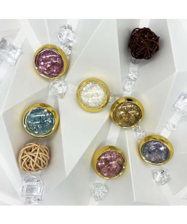 GZMAYUEN 6 Colors Holographic Nail Glitter Sequins - Chunky Flakes & Powder Pigment for Nail Art, Face, Body - DIY Crafting Paillette - Buy Online on GoSupps.com