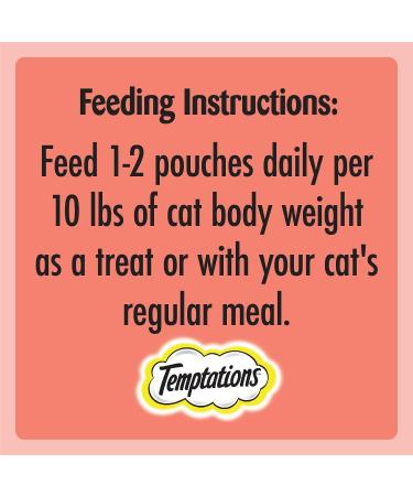 TEMPTATIONS Cat Treats Adult Creamy Puree Lickables Salmon 12g Pouches (44 Pack) - Buy Online on GoSupps.com