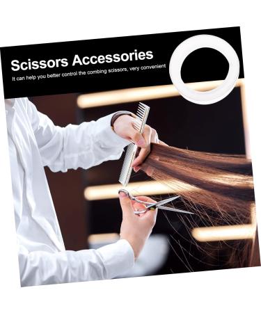 ABOOFAN 24 Pack Silicone Ring Scissors - Comfortable Finger Protection for Hair & Dog Care - Cozy Pebble Gel Design - Buy Online on GoSupps.com