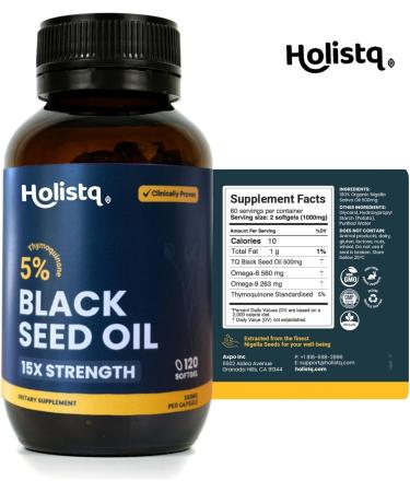 Cold Pressed Black Seed Oil + 5% TQ Black Seed Oil Capsules Bundle for Maximum Immunity | Antioxidants with Omega 3-6-9 for Hair Skin Nails Joints & Digestive Support - Buy Online on GoSupps.com