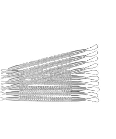SOESFOUFU 7pcs Double-headed Extrusion Ring Removers Pimple Tools Double-headed Beauty Tools Pore Pimple Needles Comedone Extractors Cleaning Kits