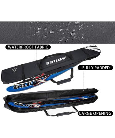 ADBEE 170cm Padded Ski Bag | Waterproof Oxford Fabric | Heavy-Duty Zippers | Durable Handle | Ski Strap Carrier - Buy Online on GoSupps.com