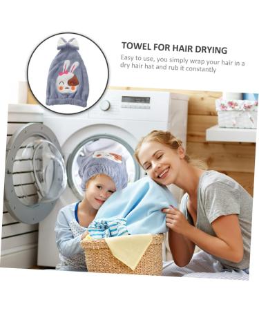 FRCOLOR 4 Pcs Children s Hair Drying Caps & Towels - Soft Coral Fleece Turban & Bonnet for Bath & Shower - Buy Online on GoSupps.com