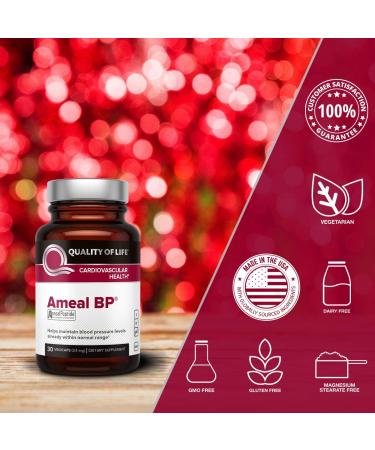 Ameal BP Cardiovascular Health 30 VegiCaps | Quality of Life Labs - Support Heart Health - Buy Online on GoSupps.com