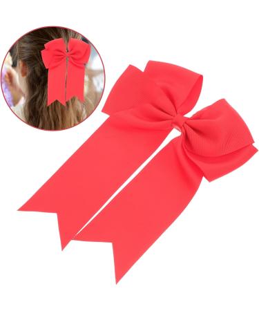 minkissy Women Hairpins Red Ribbon Bow for Hair Girls Hairpin Hair Bow Red Large Red Hair Bow Red Hair Accessories Red Bows Hair Clip Hairclips Bow Hairpin Decorate Bright Red Metal Women's - Buy Online on GoSupps.com