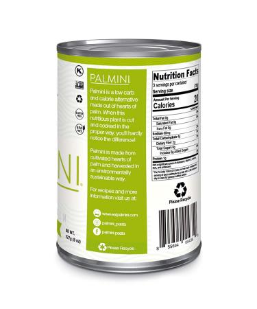 Palmini Low Carb Linguine - 4g Carbs - Shark Tank Featured Hearts of Palm Pasta | 14oz (Pack of 6) - Buy Online on GoSupps.com