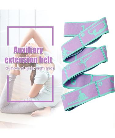 Yoga Belt 2 Pack with 8 Loops Resistance Bands - Perfect for Stretching Yoga Training & Fitness | Ideal for Enthusiasts & Athletes - Buy Online on GoSupps.com