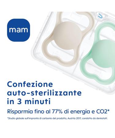 MAM Air Pacifiers Set of 2 - Rubber with Pacifier Box for 2-6 Months - Pink - International Shipping Available - Buy Online on GoSupps.com