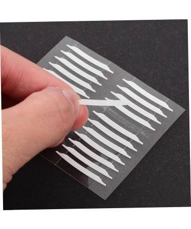 POPETPOP 30 Sheets Invisible Eyelid Sticker clear tape Fiber strip tool make up Korean Eyes Cosmetics Accessories shaping adhesive tape Eyelid Stickers double eyelid woman beauty products 2.7x0.4x0.1cm White - Buy Online on GoSupps.com