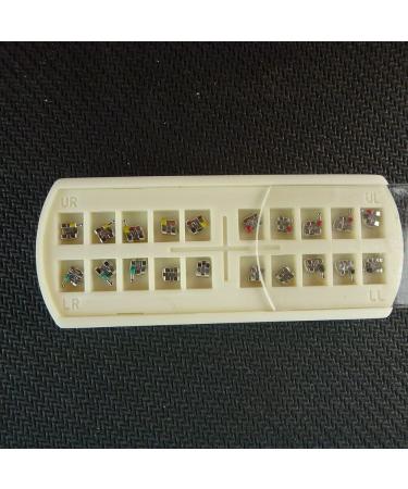 SNAWOP Mini Metal Tooth Braces - Roth/MBT Dental Orthodontic Brackets (2 Packs MBT 022 3 with Hooks) - International Shipping Available - Buy Online on GoSupps.com
