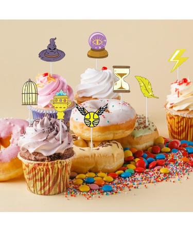Cartoon Cupcake Topper VOCDEMERI 17-Piece Cartoon Cake Topper Set with 16 Cupcake Cake Decorations + 1 Cake Topper Decoration Cupcake Topper Birthday Cake Decoration for Children Party Birthday - Buy Online on GoSupps.com