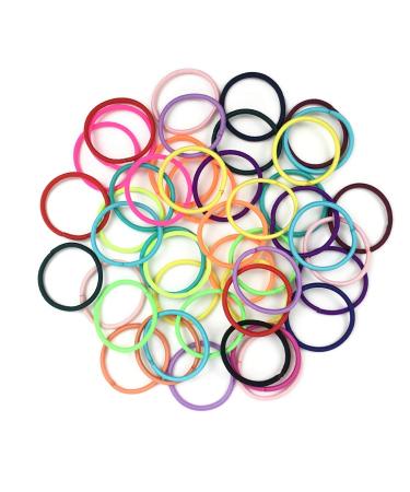 Joyeah Baby Hair Ties for Girls - 200pc Multicolor Small Elastics for Toddlers - No Crease Ponytail Holders - 2.5 cm Diameter - 20 Colors - Buy Online on GoSupps.com