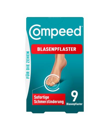 Compeed bladder plaster for the toes-extra small hydrocolloid patches against blisters on the toes 1x 9 pack for the toes extra small bladder pastor