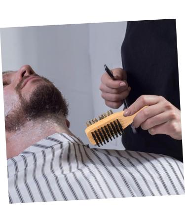 Double-Sided Beard Brush for Men - Facial Cleaning & Shampoo Brush Gift | Perfect Christmas Gifts | Nylon 11.5x3.7x4.4cm - Ideal for Men - Buy Online on GoSupps.com
