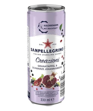 Buy San Pellegrino Creanicioni Pomegranate & Black Currant Limmonade - 33 Calories 12x330ml Disposable Doses - 36 Pack - International Shipping Available - Buy Online on GoSupps.com
