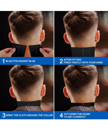 NICEMOVIC Disposable Barber Paper Neck Strips - 5 Rolls of Stretchy Black Accessories for Salon Haircut Styling | Professional Barber Supplies - Buy Online on GoSupps.com