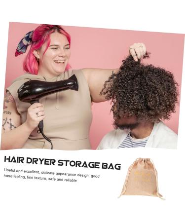 Healeved Hair Dryer Storage Bag Hair Blower Bag Cotton Hair Dryer Bag Travel Toiletry Pouch Sports Bag Fabric 29.50X25.50X1.00CM Light Yellow - Buy Online on GoSupps.com