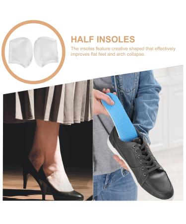 Arch Half Pad - Comfortable Gel Foot Support for Flatfoot | Reusable & Transparent | Easy International Shipping - Buy Online on GoSupps.com