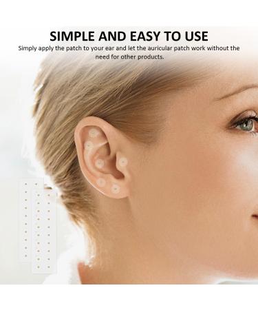 100 Transparent Ear Acupuncture Point Plaster - 600 Ear Beans & Tweezers | Ear Seed Acupuncture for Ear Point Massage - Boost Wellness & Relief - Buy Online on GoSupps.com
