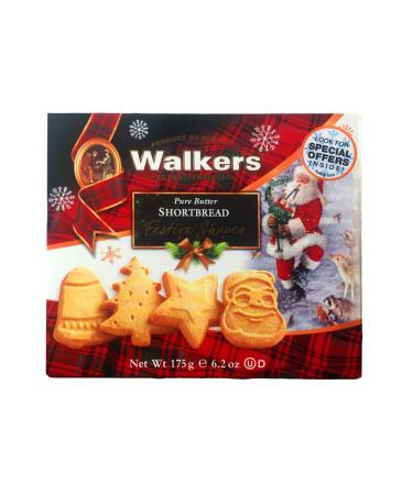 Walkers Pure Butter Shortbread -- Festive Shapes (6.2 ounces)
