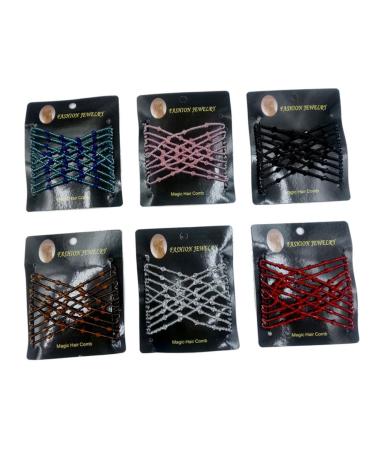 DRESSOOS Black Bandana Headband hairpins comb fountain ponytail headgear metallic line woman Dry Makeup Brush Cleaner
