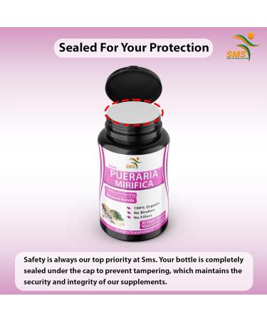 Pure Pueraria Mirifica Supplement 500mg - Organic Women s Health Herbal Capsules from Thailand | 60 Veggie Capsules - Buy Online on GoSupps.com