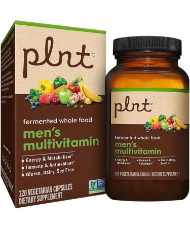 plnt Fermented Whole Food MenaTMs Multivitamin (120 Vegan Capsules) 120 Count (Pack of 1) - Buy Online on GoSupps.com