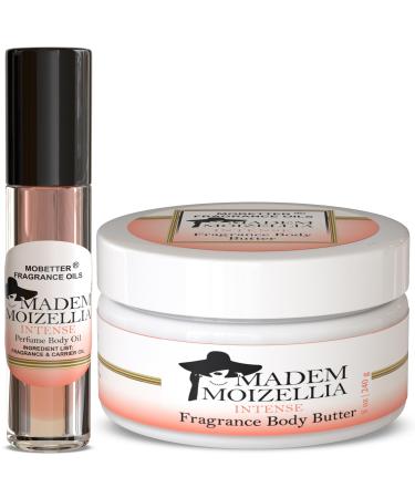 MOBETTER FRAGRANCE OILS Madem Moizellia Intense Body Butter & Body Oil Set Moisturizing Body Care Nourishing Feel Long-Lasting Scent