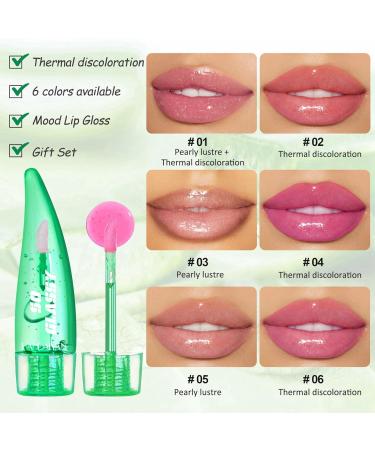 Buy Aloe Vera Color Changing Lip Balm | Tinted Lipstick & Mood Lip Tint for Women - Hydrating & Fun - Buy Online on GoSupps.com